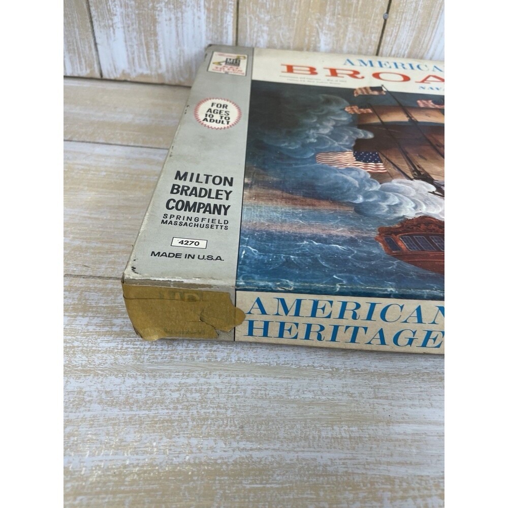 American Heritage Broadside Naval Battle Board Game #4270 MB 1962 Complete - Picture 15 of 16